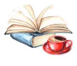 books with coffee cup